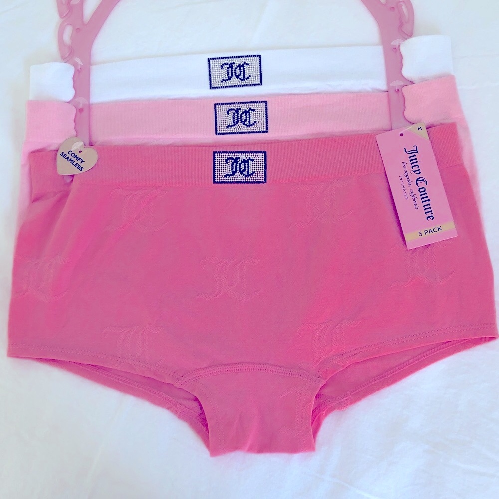 3 NWT Juicy Couture Panty with 'Crystals'
